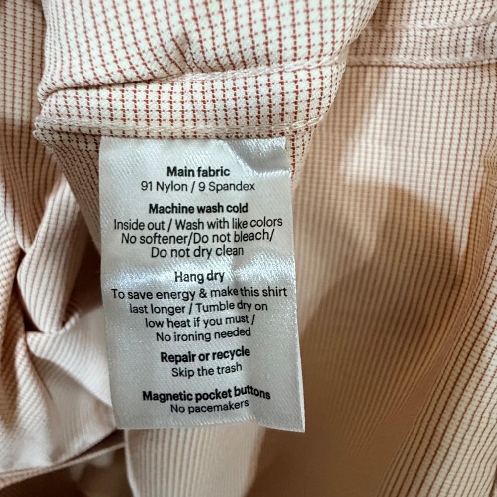 Poncho Outdoors Mens the lavaca Performance Fishing Shirt Magnetic Pockets Large - Picture 10 of 11